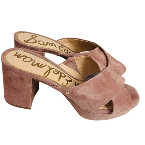 Sam Edelman Shoes - Sam Edelman Jayne suede blush pink sandals NEW